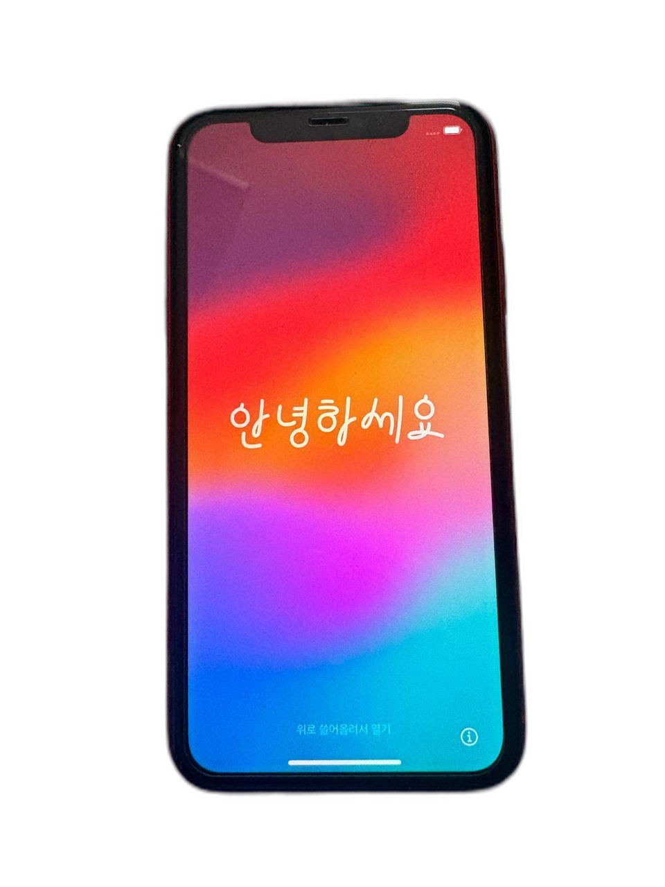 NO케이스 개간지!! 아이폰11레드 256g 팝니다.