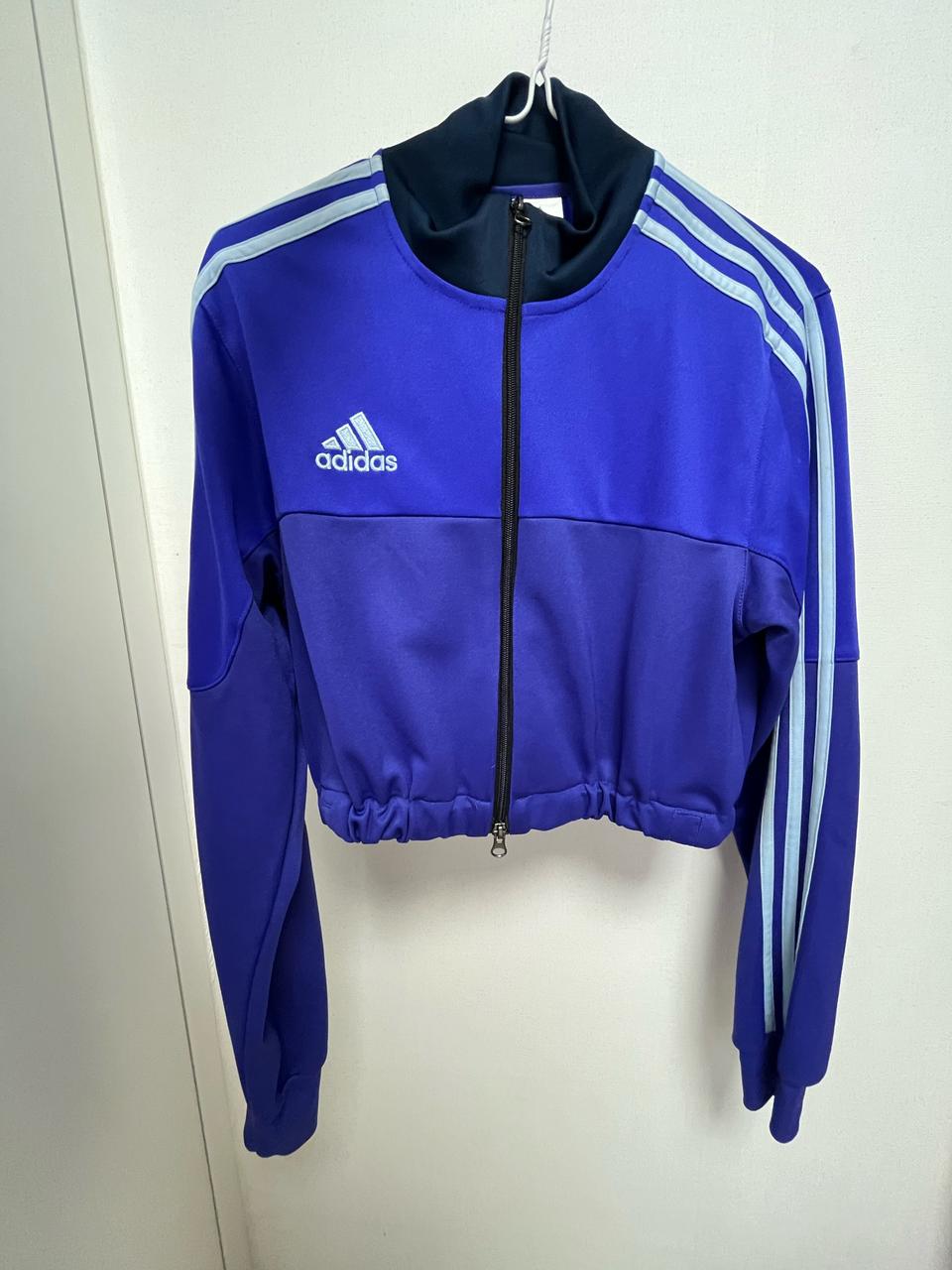 아디다스 티로 투웨이 크롭 져지 (사이즈 L)