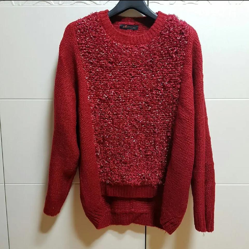 jnb따뜻한레드스웨터