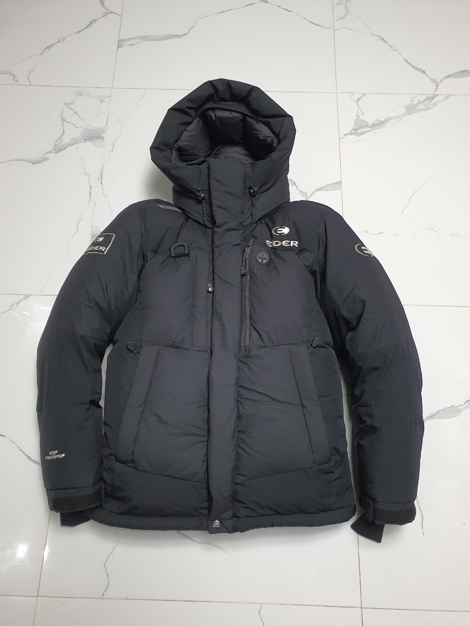 아이더 히말라야 캄피로 구스다운 패딩 자켓 블랙 S