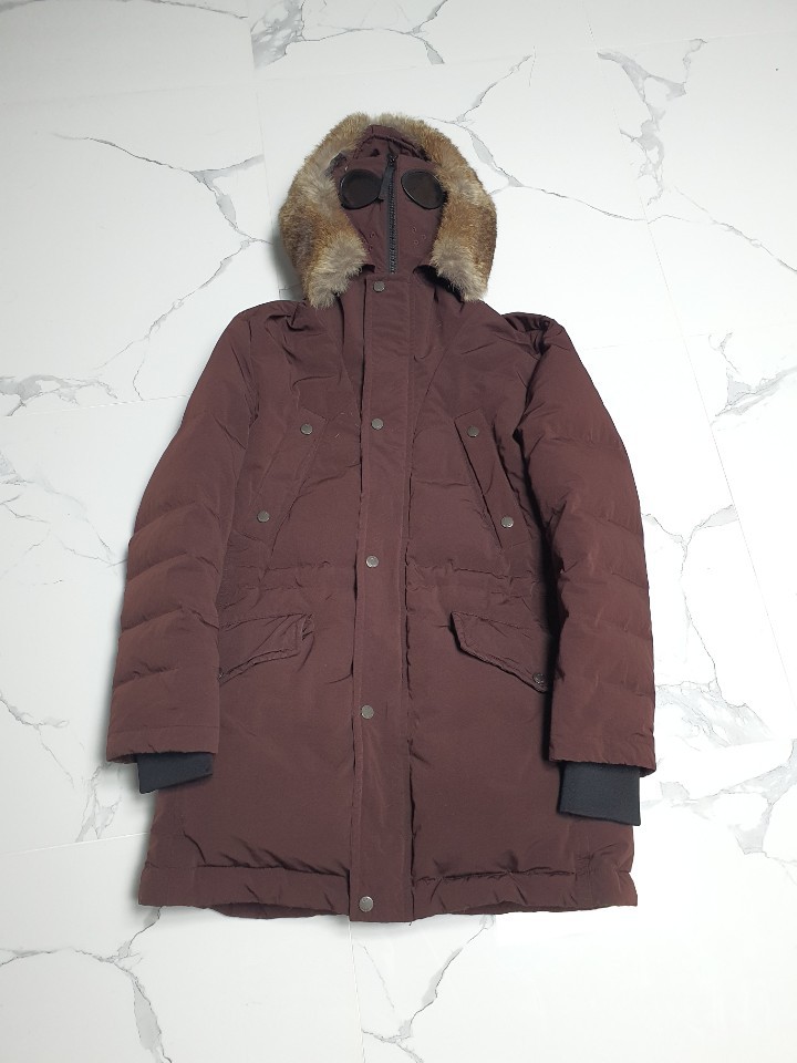 CP컴퍼니 씨피컴퍼니 토끼털 노르지 패딩 자켓 와인 100 L