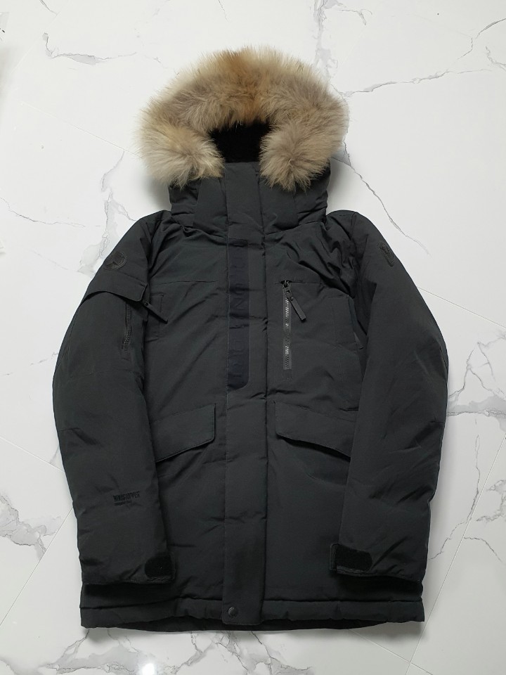 코오롱 구스다운 히말라야 안타티카 패딩 블랙 95