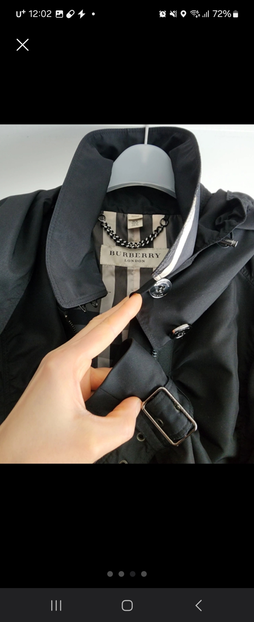 버버리여성자켓