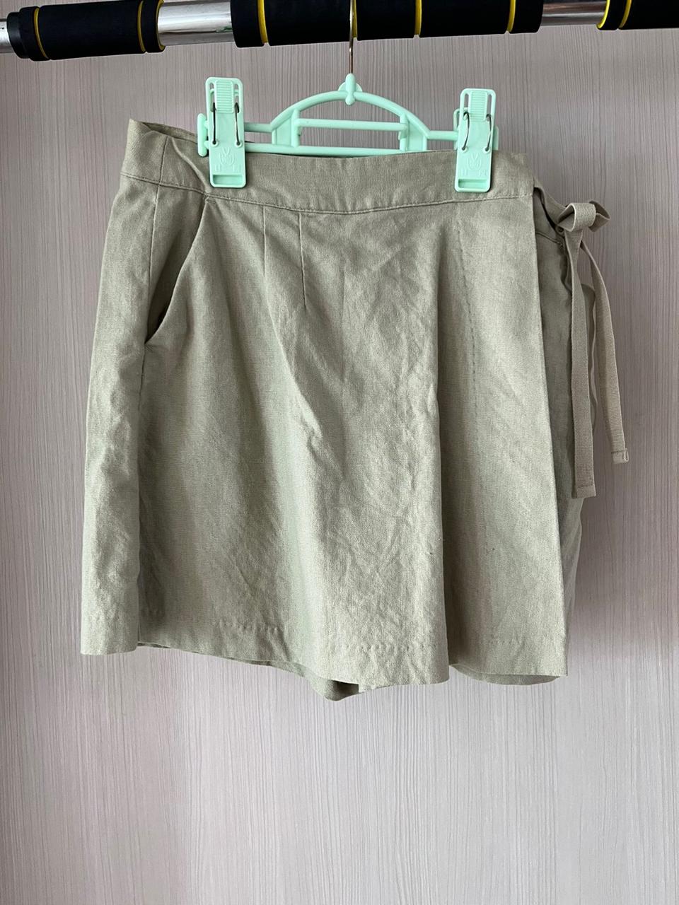 린넨 치마 바지