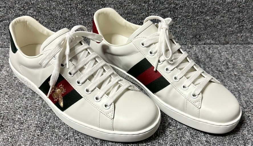 구찌 에이스 꿀벌 자수 스니커즈 240