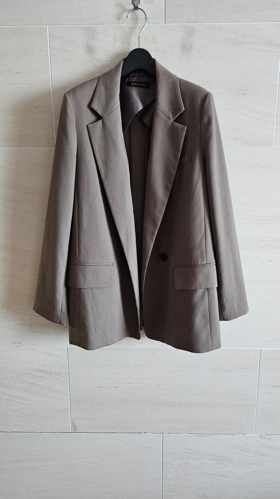 (정품) NICE CLAUP (20fw) 오버사이즈 자켓