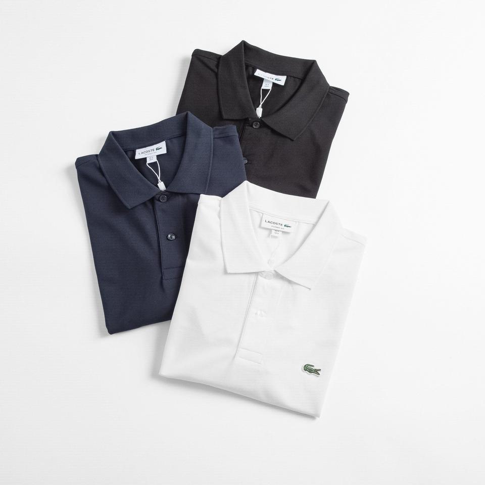 라코스테 남성 클래식 핏 긴팔 폴로 카라 티셔츠 3칼라