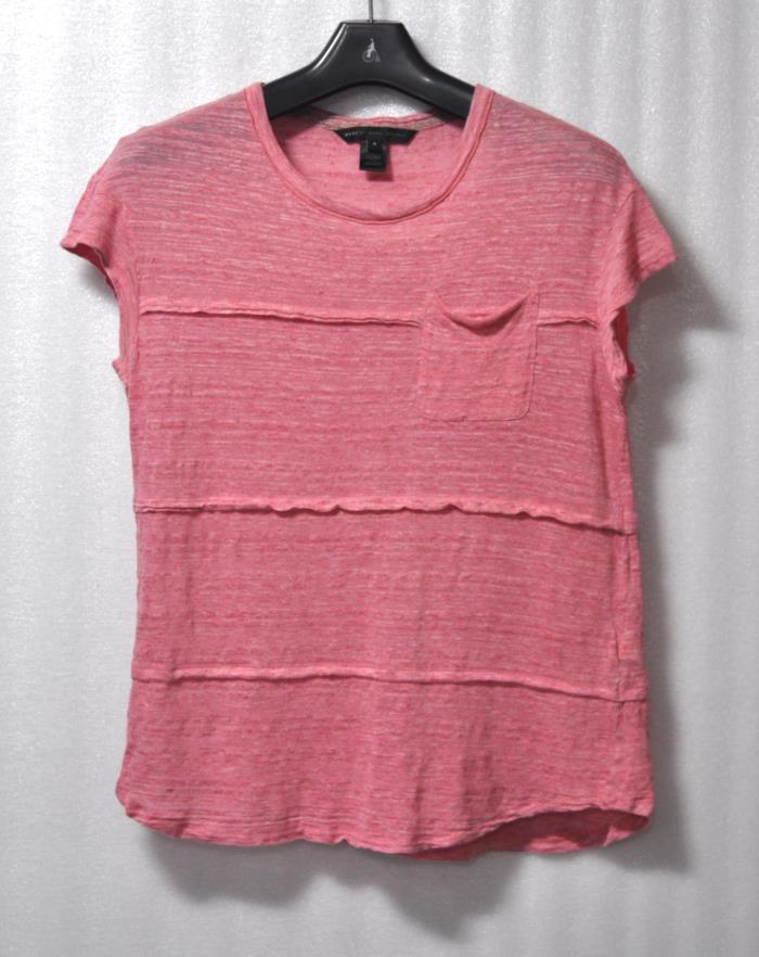 마크바이마크제이콥스/여성린넨혼방티셔츠(사이즈77)