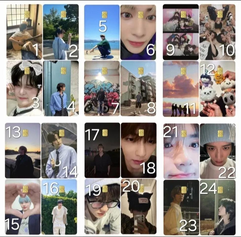 투바투 카드스티커 카드에 붙이는 스티커 팔아요