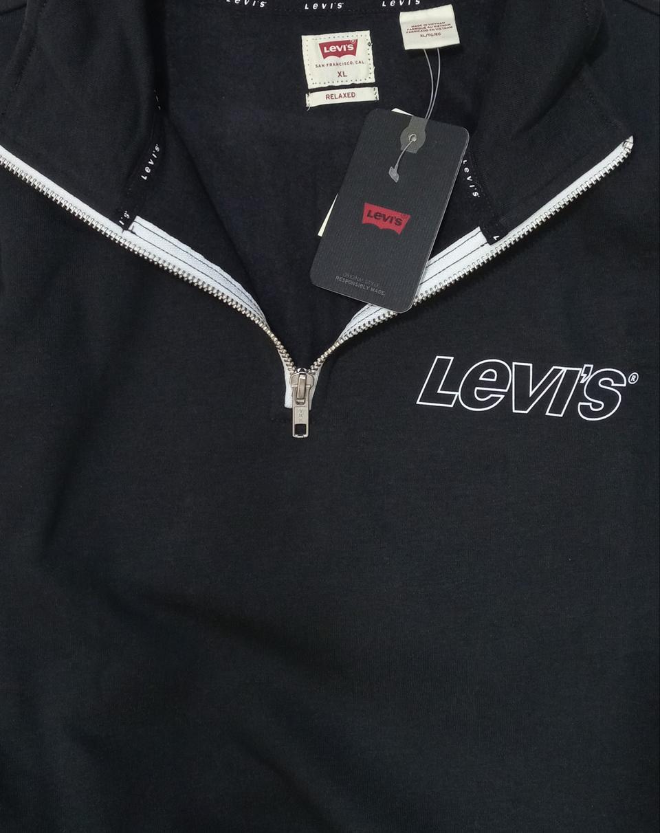 리바이스 하이넥 집업 티셔츠 XL