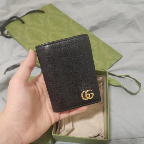 [풀구성]구찌 마몬트 금장 오거나이저 카드지갑