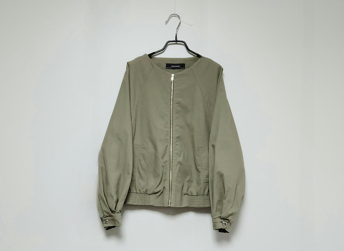 자라 블루종 점퍼 자켓/스판/55