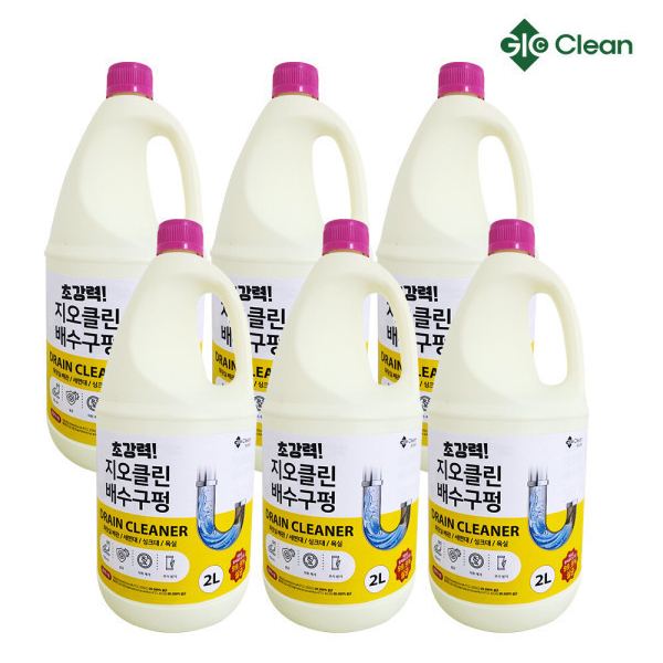 배수구 크리너 2L 6개 배수구 세정제