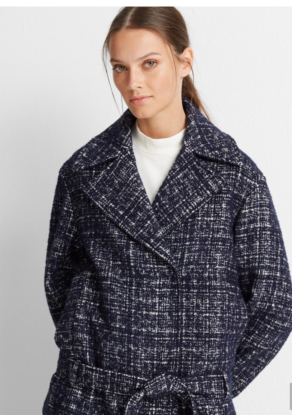 정품 클럽모나코 반코트 자켓 새상품급