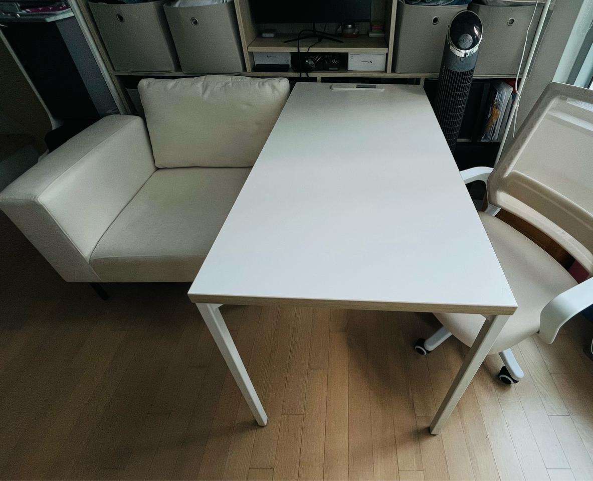 DESKER 데스커 콘센트형1200책상+사무용의자