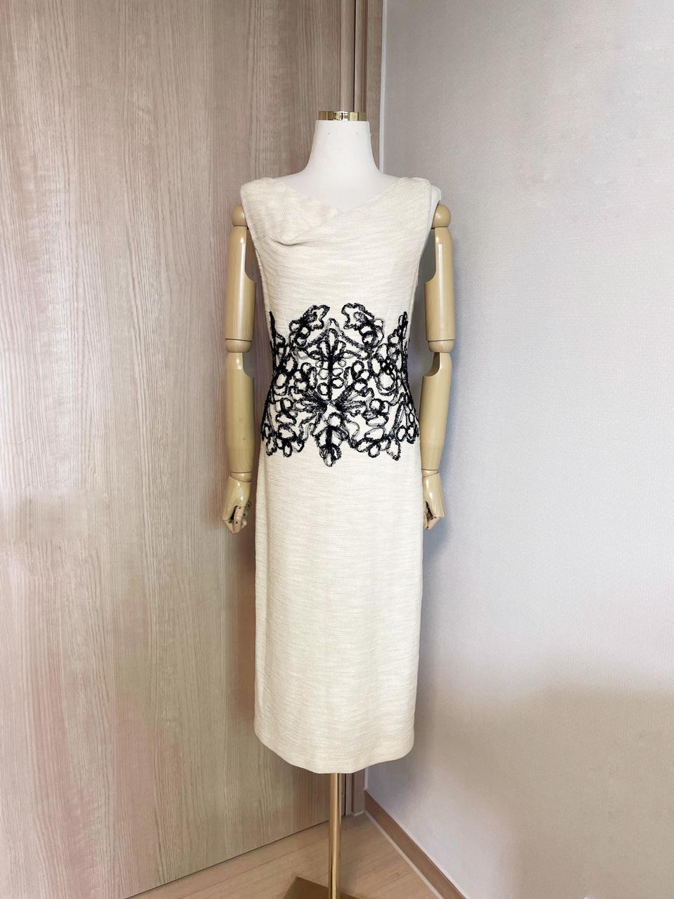 센죤 꾸띄르라인 울혼방 원피스