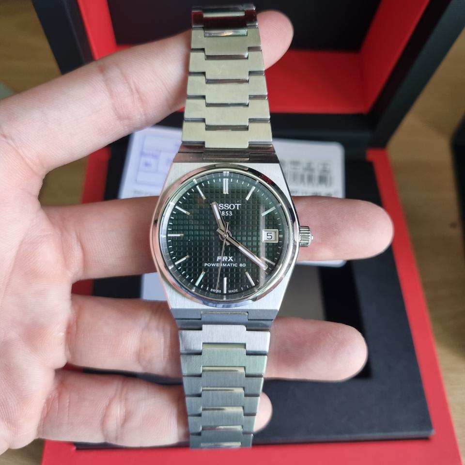 티쏘 PRX 파워매틱 80  그린 새상품급 팝니다.