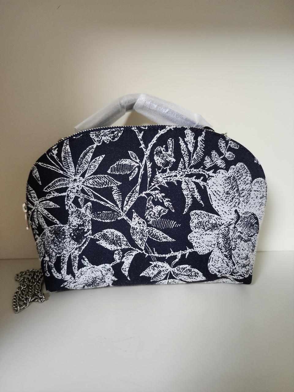 *루즈앤라운지.돔 미니 크로스 자카드.네이비.