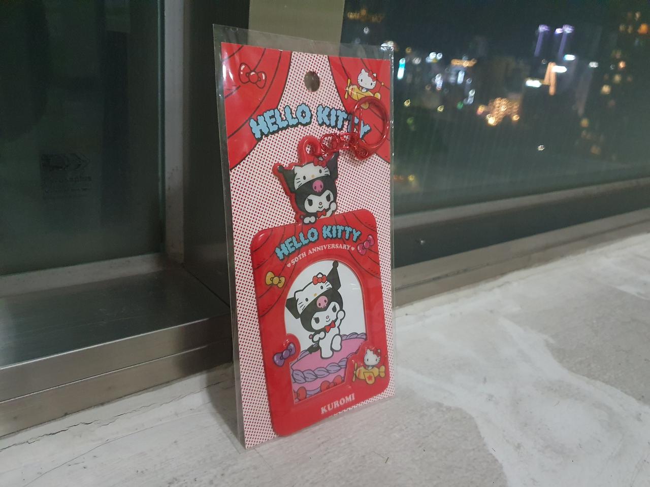 헬로키티 포토카드 키홀더 쿠로미 팝니다