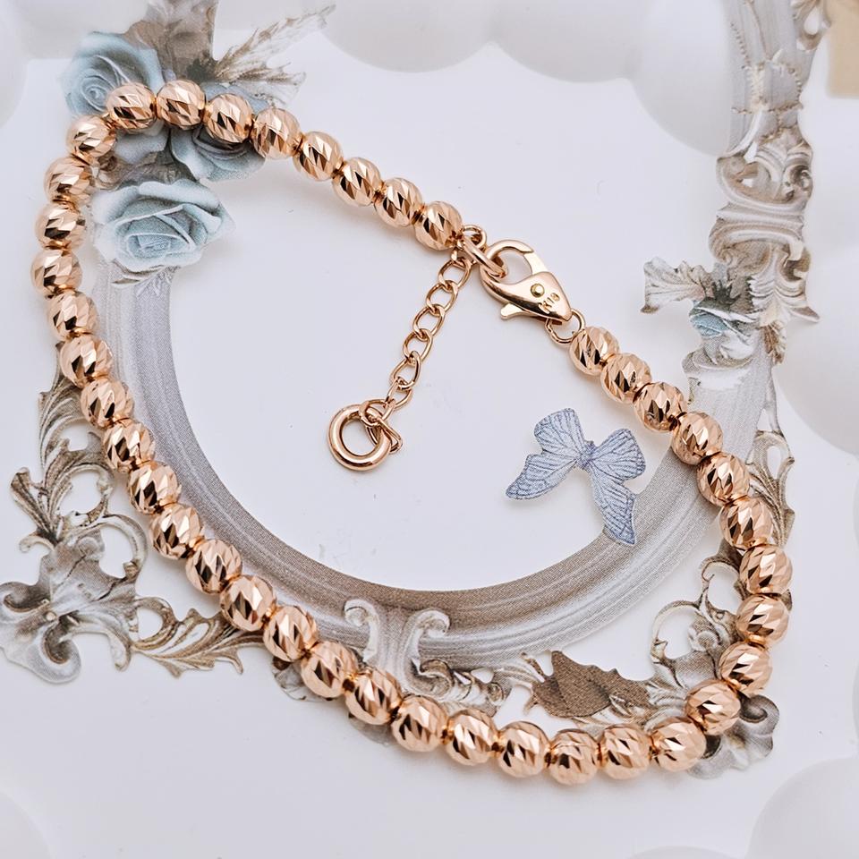 18k 컷팅 볼 팔찌