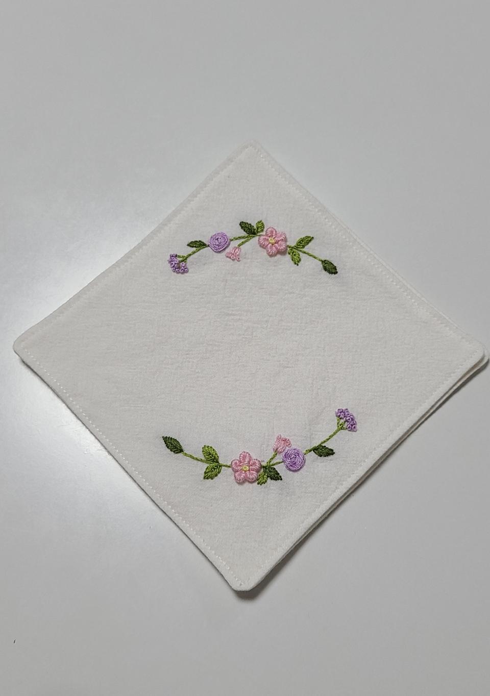 프랑스자수 티코스터