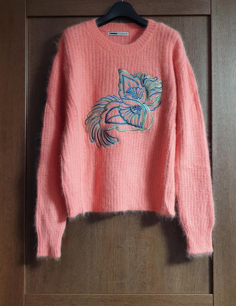새상품  디자이너 편집샵 소머즈 자수니트