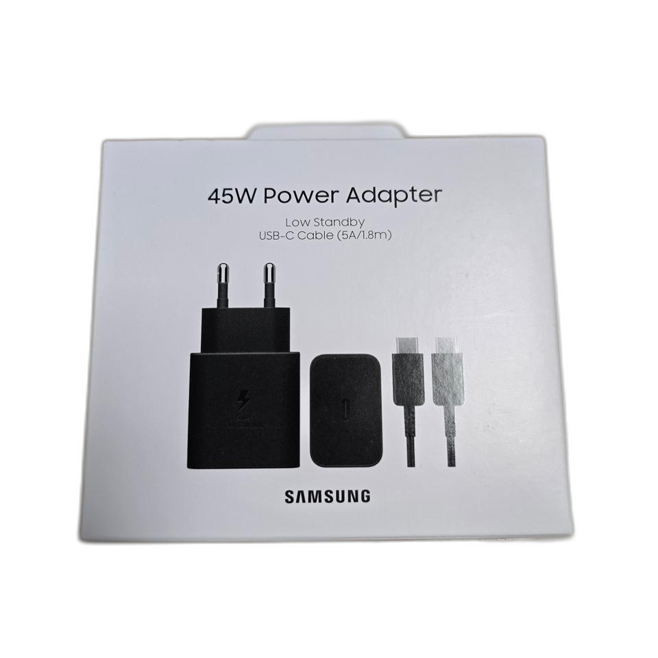 삼성 45W C타입 초고속충전기 어댑터 CtoC케이블1.8m 핸드폰충전기