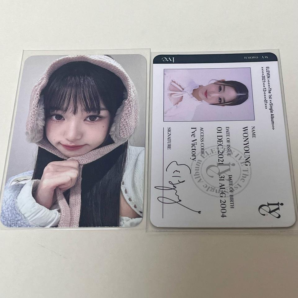 아이브 귀도리녕 원영 아이디카드 포카 일괄 판매