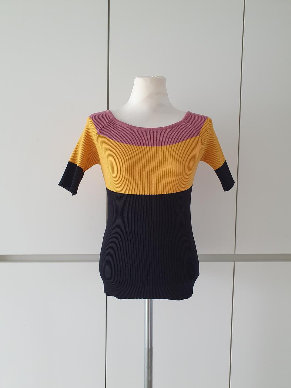 (새상품)나인 골지 반팔 니트  44~55반