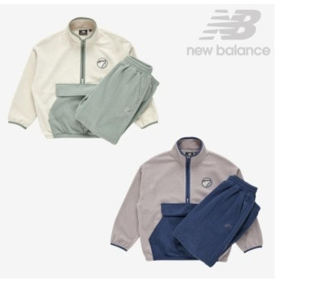 하나땡처리! 새제품 뉴발란스 후리스 상하세트 공용 사이즈 160