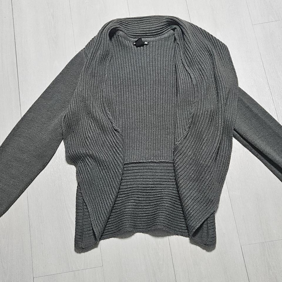 크루빈티지 그레이 니트 가디건
