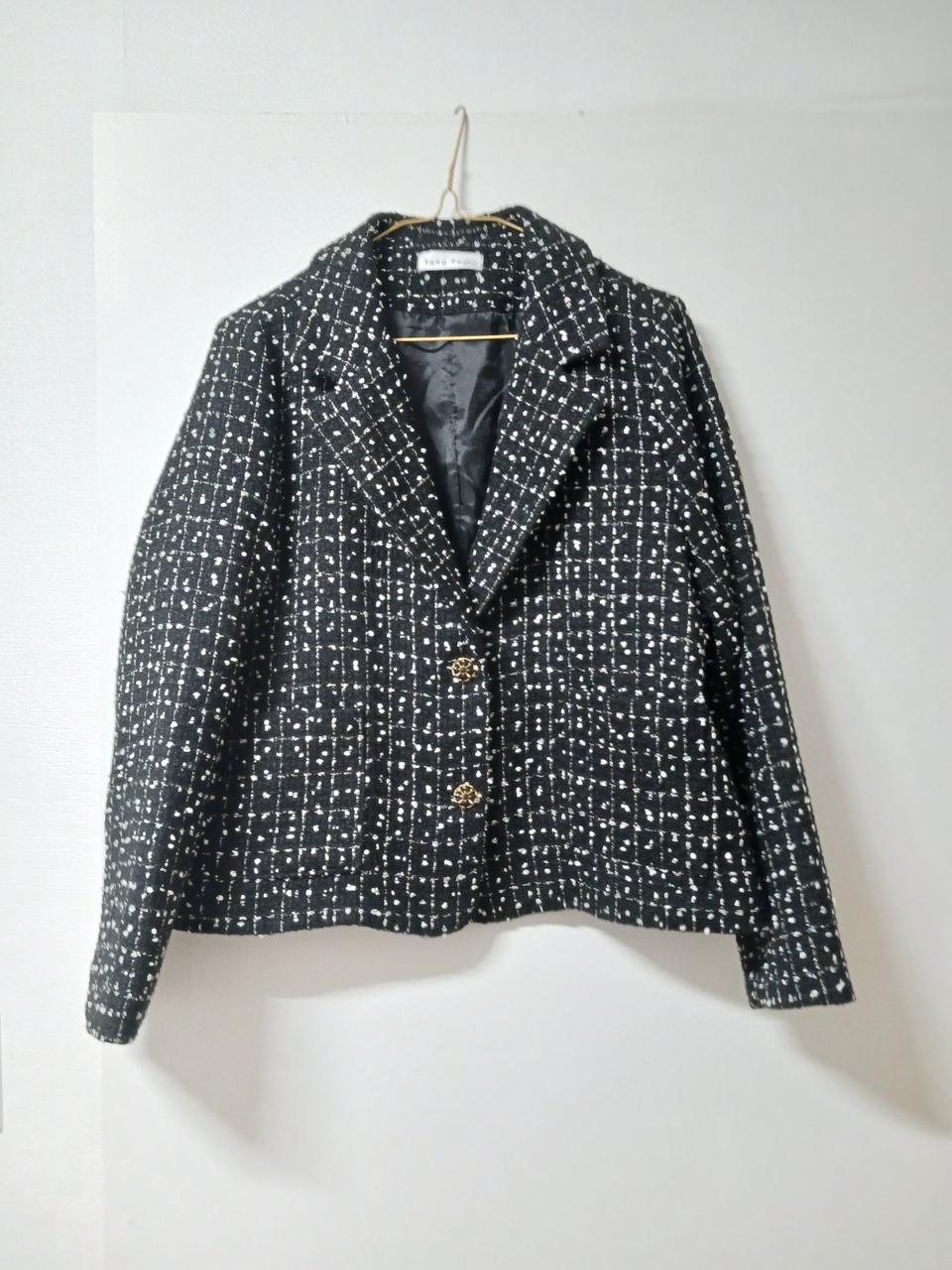 새제품> 테일러드 트위드 자켓 66 -77