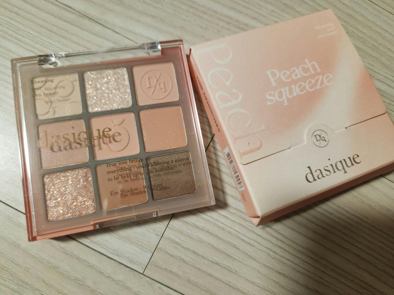 데이지크 섀도우 팔레트 올리브영 슈가브라우니  버터크림 피치 스퀴즈