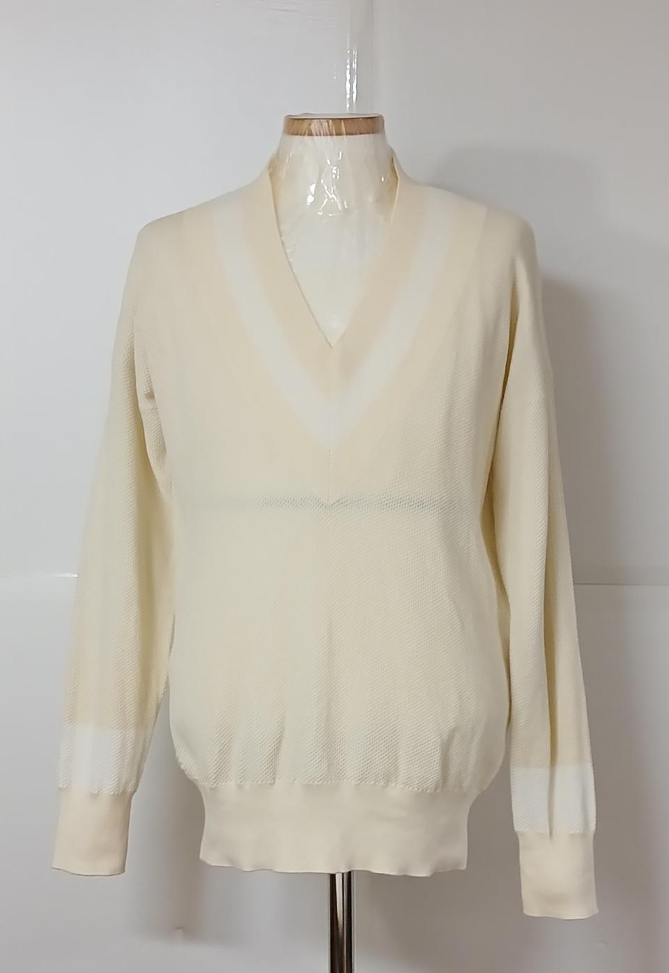 95)라코스테 브이넥 긴팔 니트 티셔츠