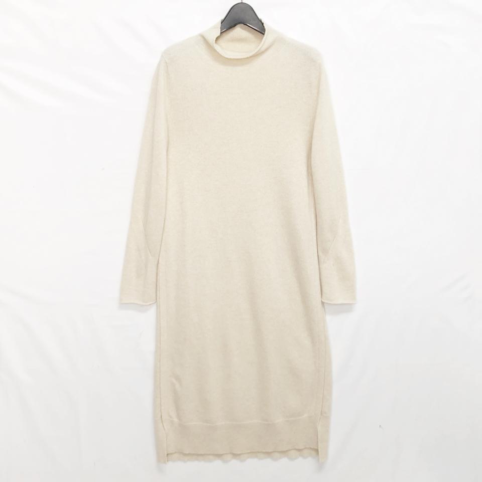 질스튜어트 캐시미어100 롱 원피스/55/칠팔구제