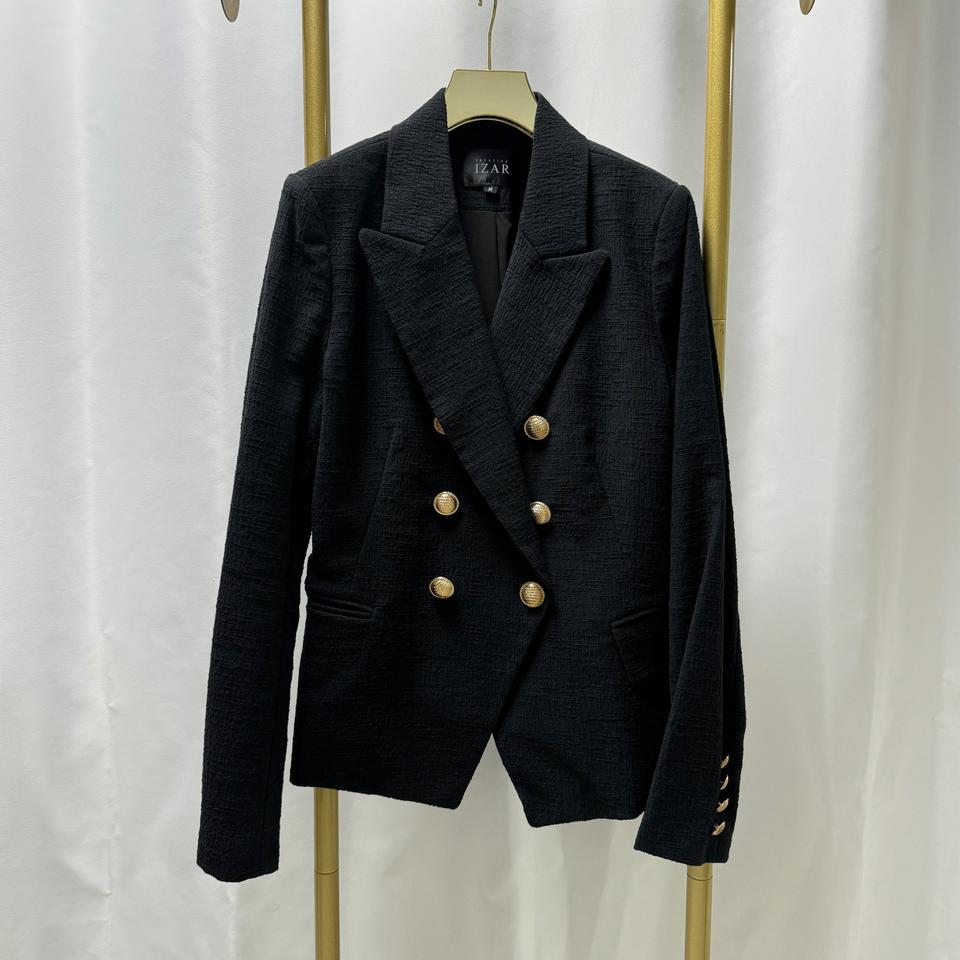 [새상품] 금장 검정 테일러드 자켓