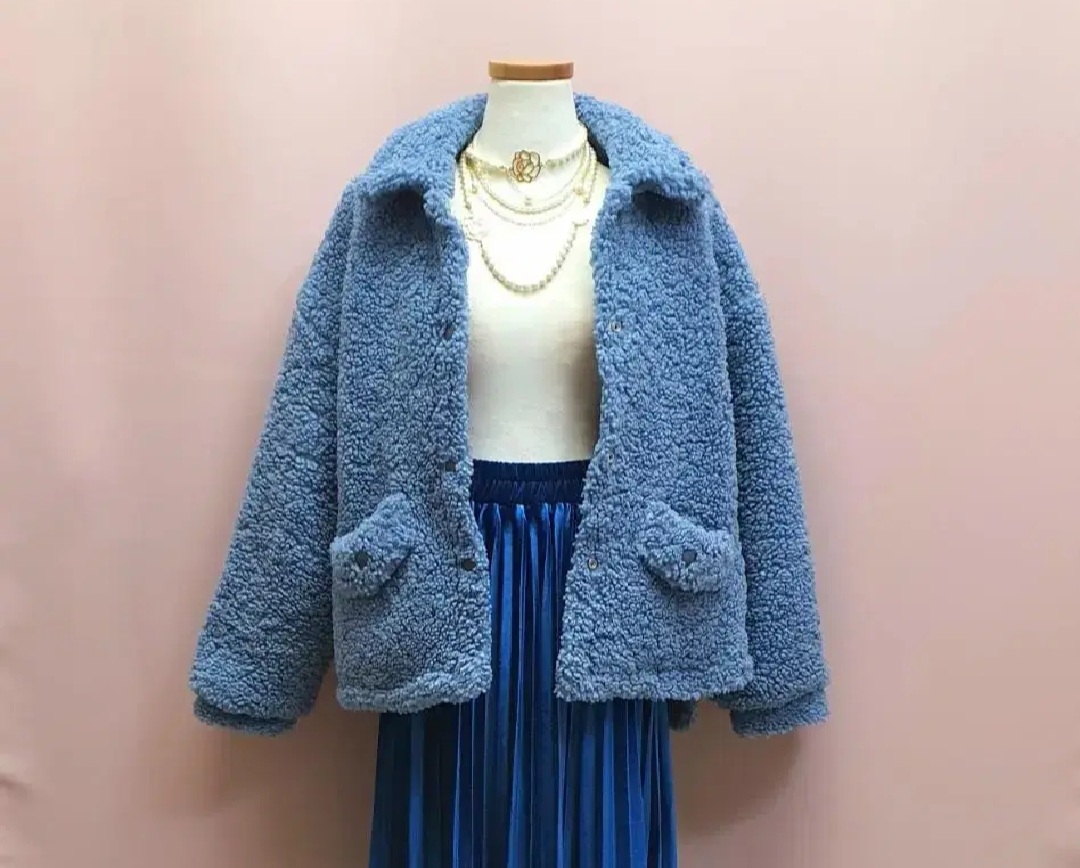 셀리 큐티 누빔 숏 뽀글이