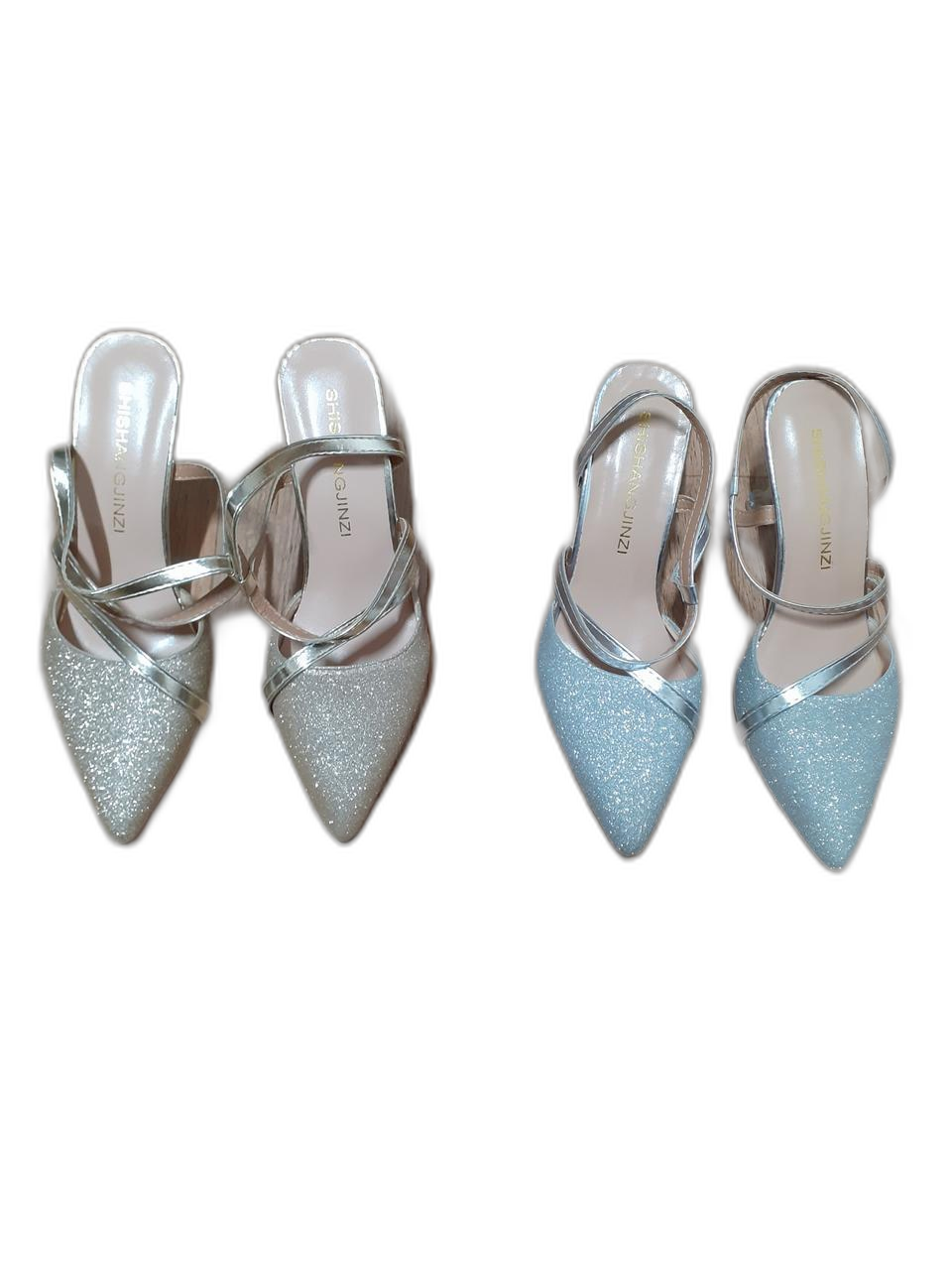 새 제품 (골드 or 실버 중 선택)=>펄 구두 230 (샌들 스타일)