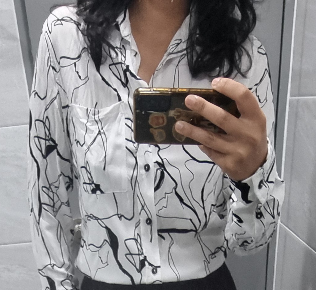 정품 자라 셔츠 s<2회 착용>