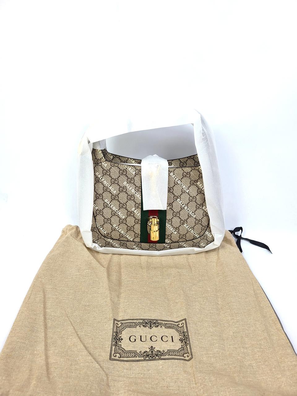 (새상품)구찌 발렌시아가 해커 프로젝트 재키 숄더백 스몰 636706