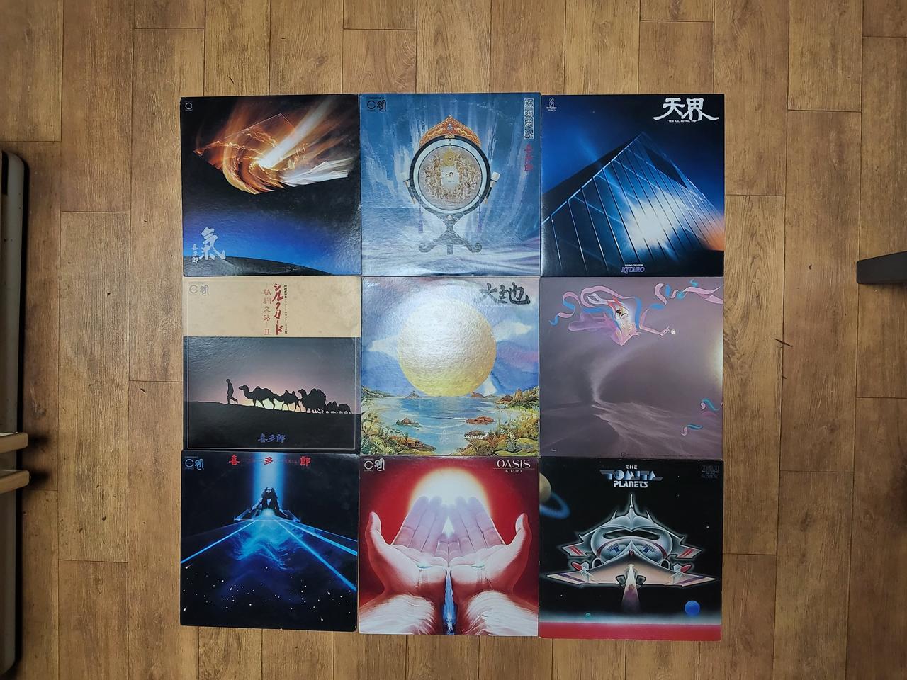 3 키타로 실크로드 배경음악 LP 8장 (오디오 앰프 LP턴테이블