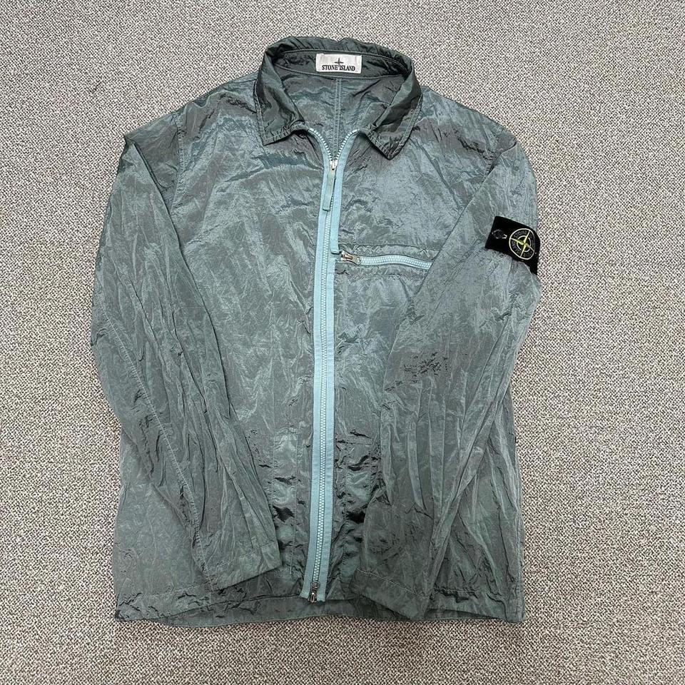스톤아일랜드 나일론메탈 셔츠 자켓