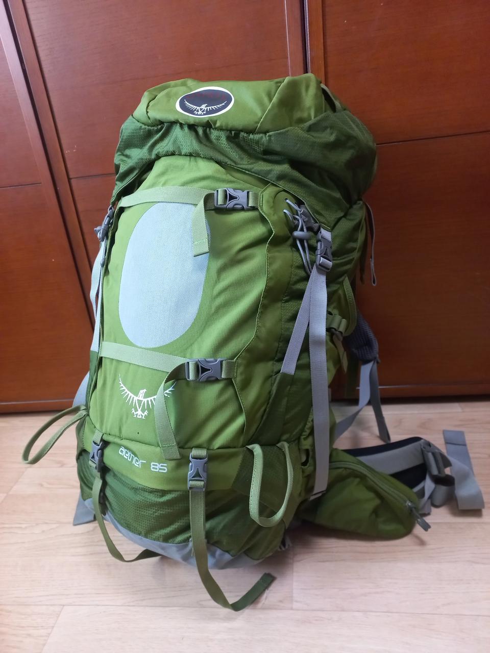 오스프리 이서85 백배킹 배낭여행 배낭 M