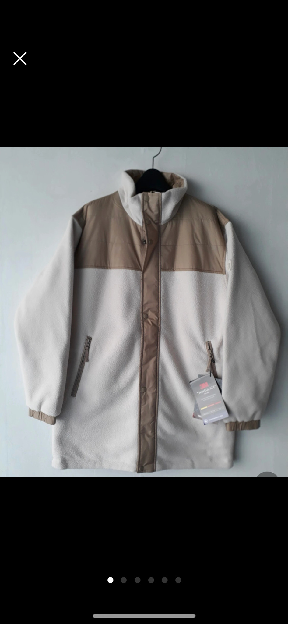 코오롱 양털 누빔 양면 자켓 사이즈 프리