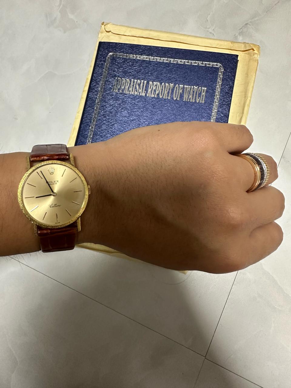 빈티지 로렉스 금통 셀리니 판매