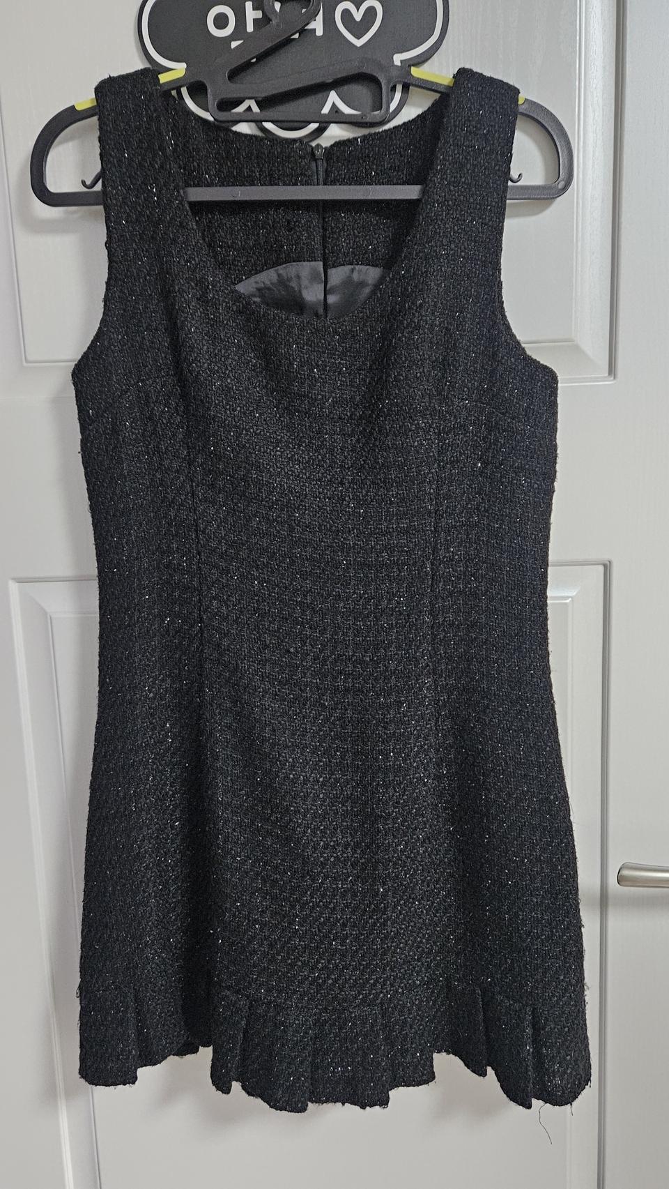 트위드 레이어드 원피스