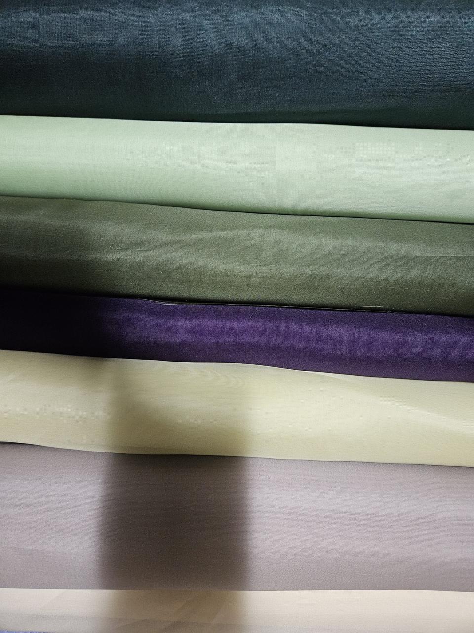 실크 노방 한복 원단