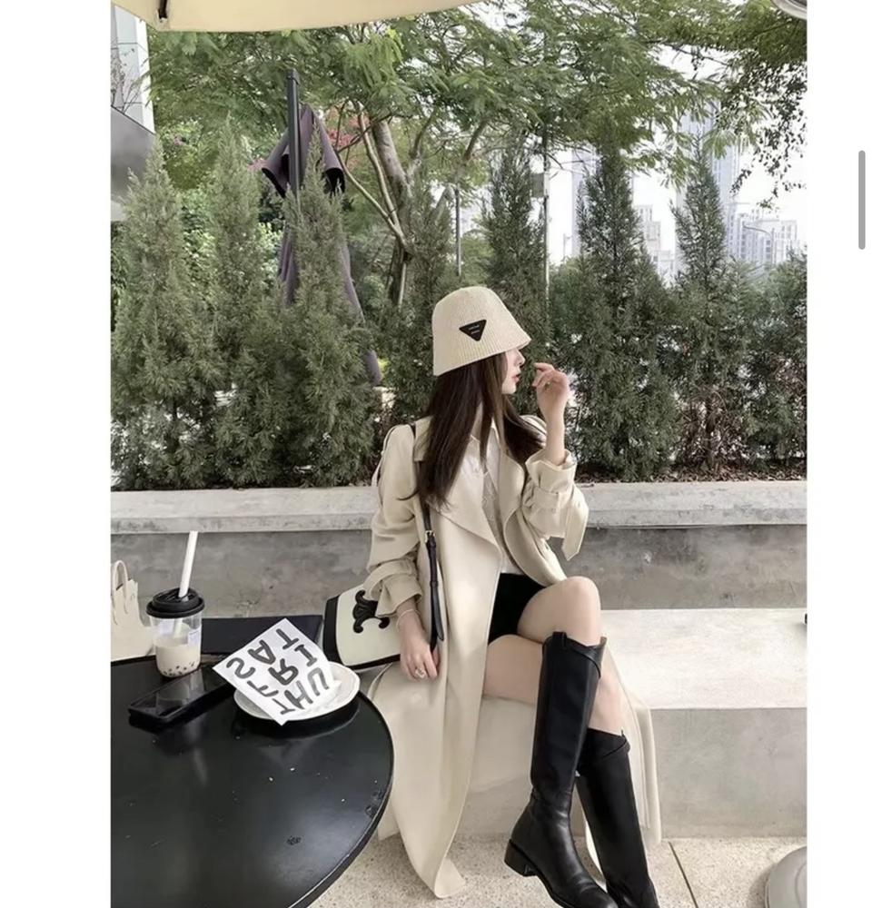 (새상품)데일리 롱트렌치코트