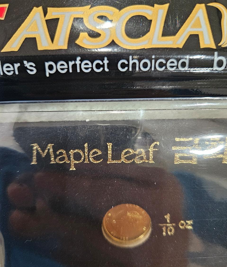 Z1011a 캐나다 로얄민트1/10온스 골드코인(밀봉상태로 보관 금화)