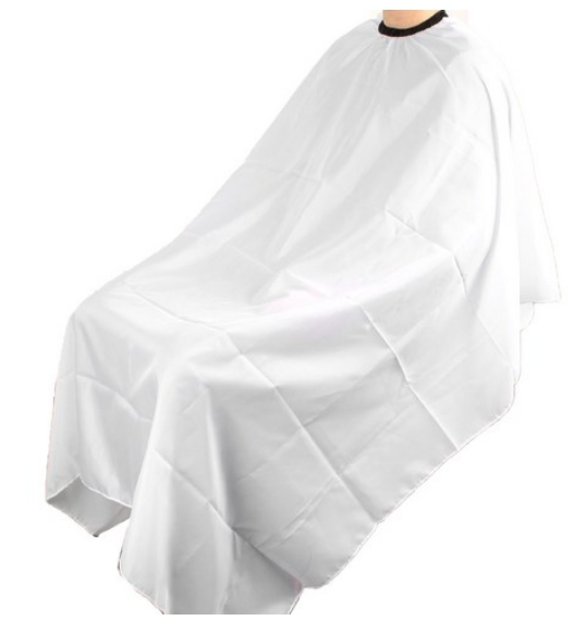 새 흰색 아동 미용실 가운 헤어샵 이발보 염색 파마 커트 방수 
